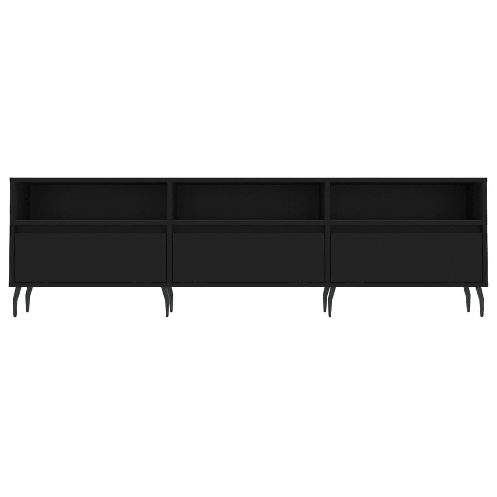 TV-Schrank Schwarz 150x30x44,5 cm Holzwerkstoff - Pazzar.ch