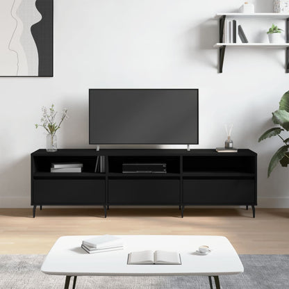 TV-Schrank Schwarz 150x30x44,5 cm Holzwerkstoff - Pazzar.ch