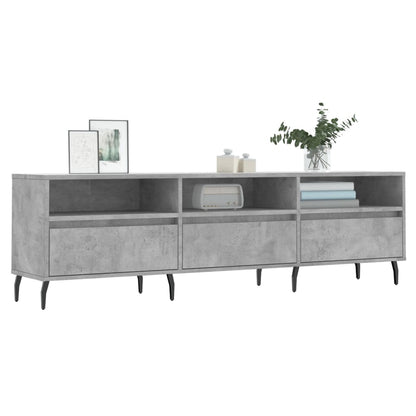TV-Schrank Betongrau 150x30x44,5 cm Holzwerkstoff - Pazzar.ch