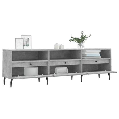 TV-Schrank Betongrau 150x30x44,5 cm Holzwerkstoff - Pazzar.ch