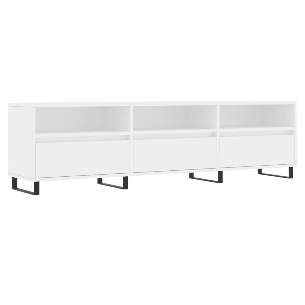TV-Schrank Weiß 150x30x44,5 cm Holzwerkstoff - Pazzar.ch