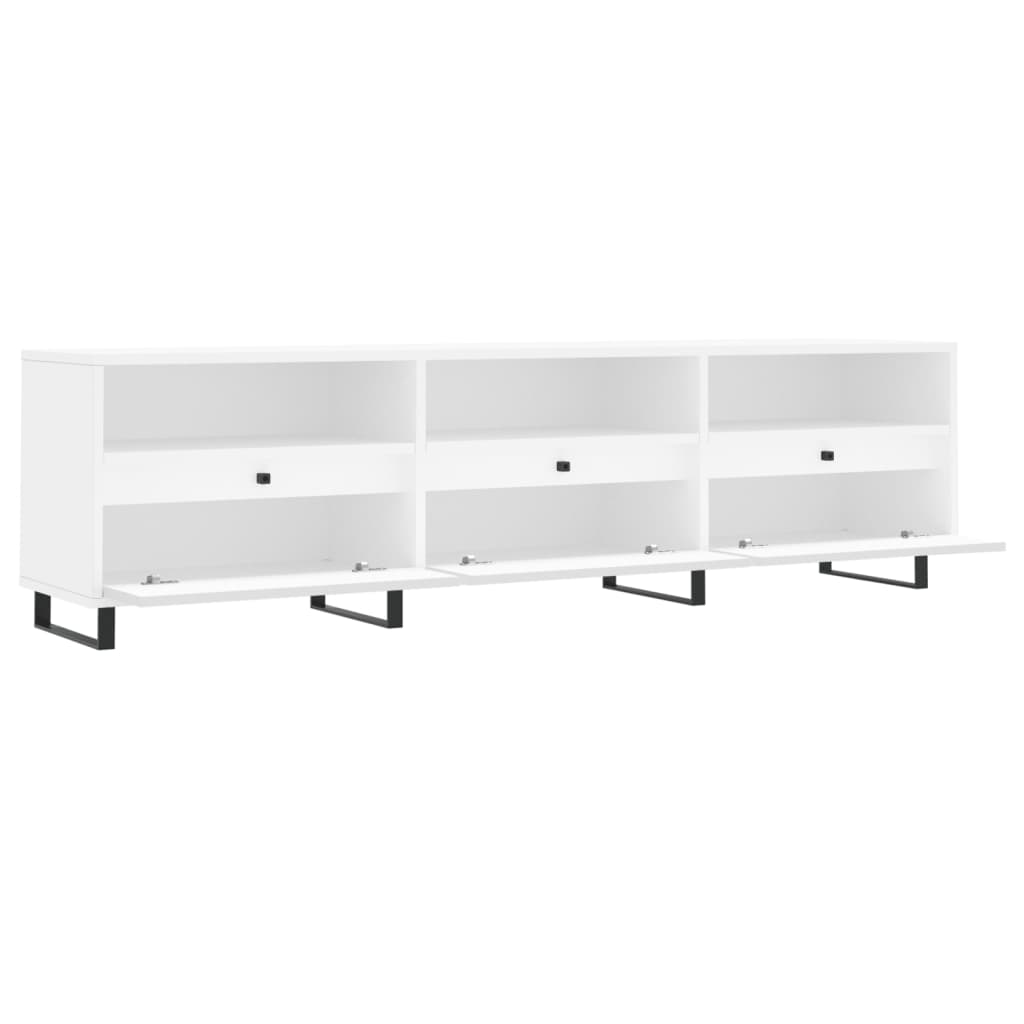 TV-Schrank Weiß 150x30x44,5 cm Holzwerkstoff - Pazzar.ch