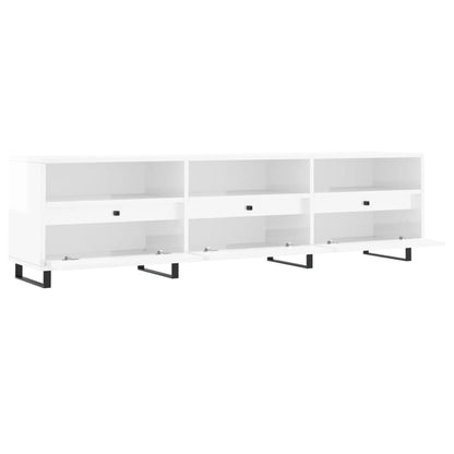 TV-Schrank Hochglanz-Weiß 150x30x44,5 cm Holzwerkstoff - Pazzar.ch