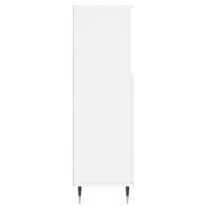 Badschrank Weiß 30x30x100 cm Holzwerkstoff - Pazzar.ch