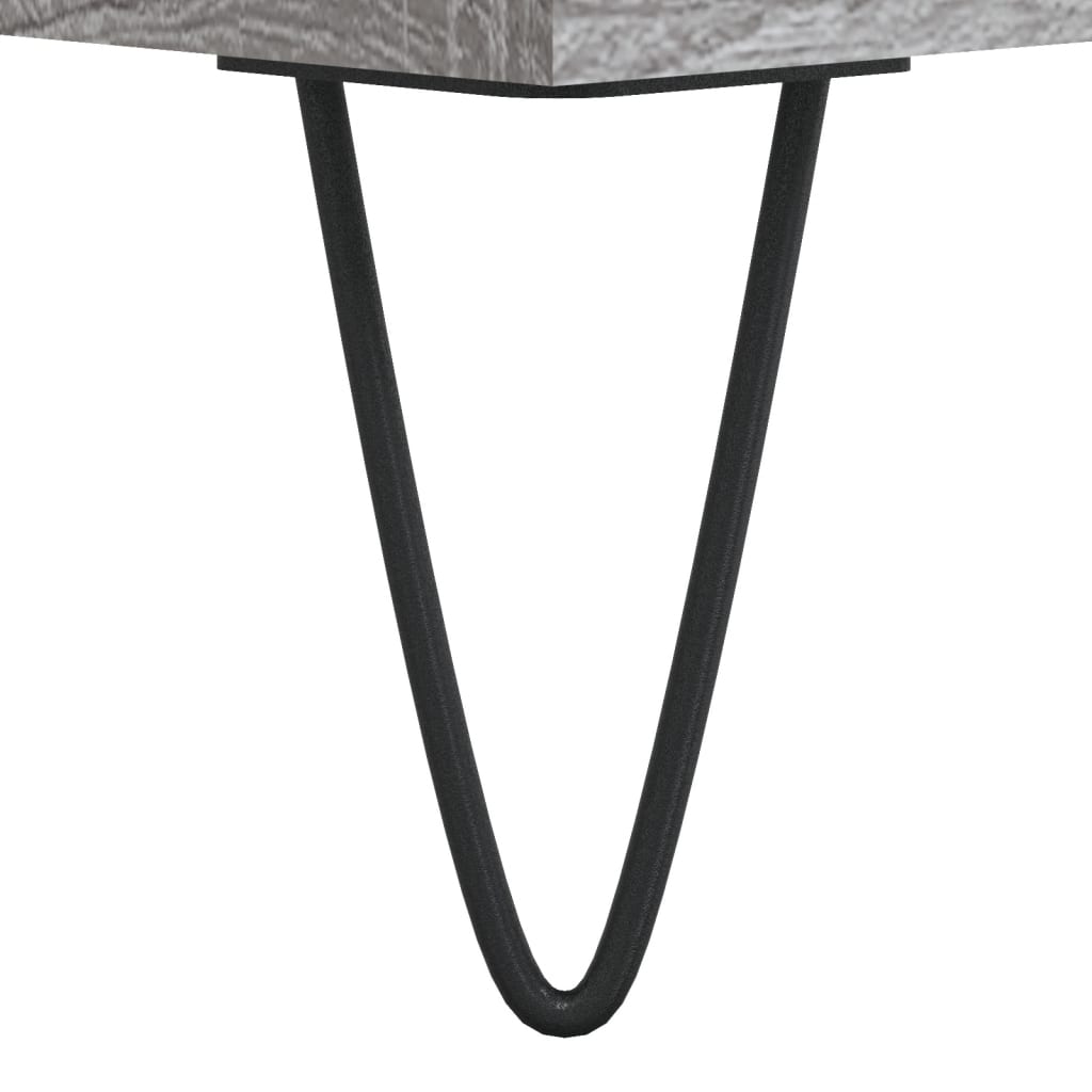 Badschrank Grau Sonoma 30x30x100 cm Holzwerkstoff - Pazzar.ch