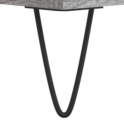 Badschrank Grau Sonoma 30x30x100 cm Holzwerkstoff - Pazzar.ch