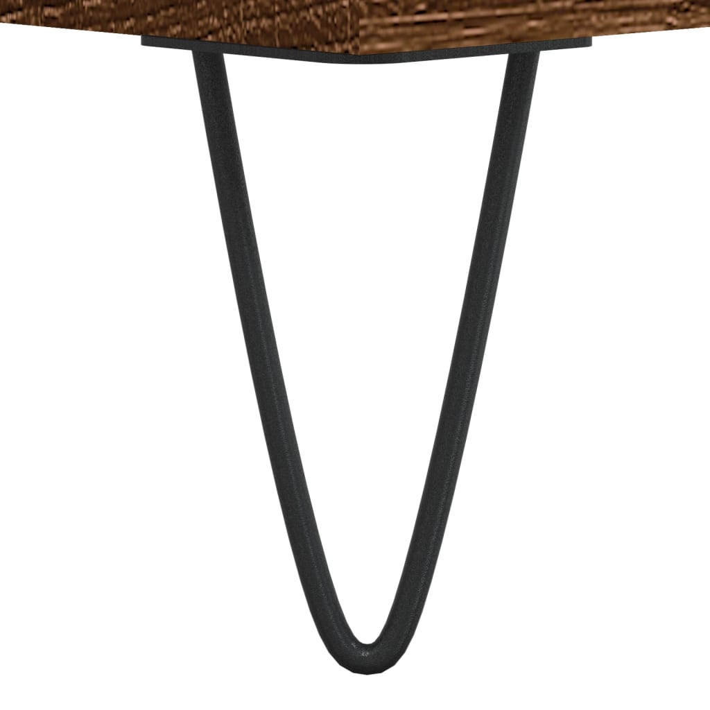 Badschrank Braun Eichen-Optik 30x30x100 cm Holzwerkstoff - Pazzar.ch