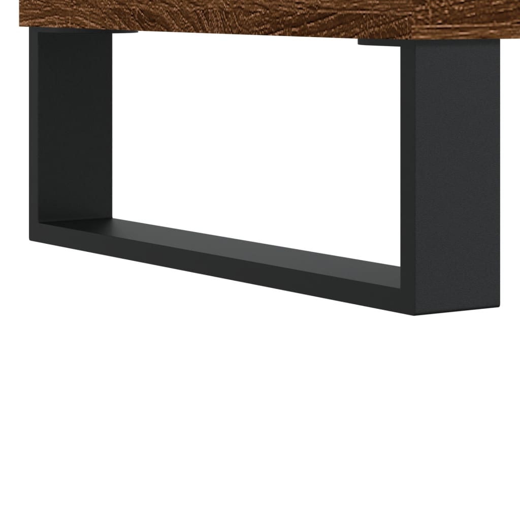 Badschrank Braun Eichen-Optik 30x30x100 cm Holzwerkstoff - Pazzar.ch