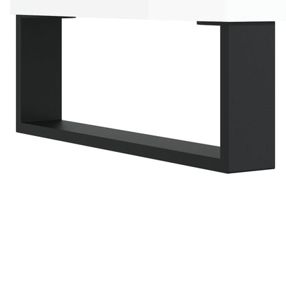 Badschrank Hochglanz-Weiß 58x33x60 cm Holzwerkstoff - Pazzar.ch