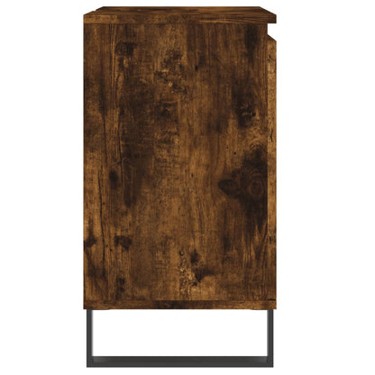 Badschrank Räuchereiche 58x33x60 cm Holzwerkstoff - Pazzar.ch