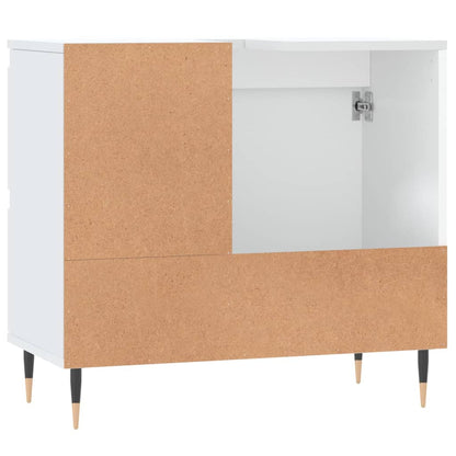 Badschrank Weiß 65x33x60 cm Holzwerkstoff - Pazzar.ch