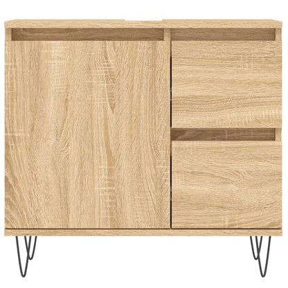 Badschrank Sonoma-Eiche 65x33x60 cm Holzwerkstoff - Pazzar.ch