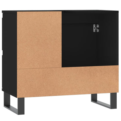 Badschrank Schwarz 65x33x60 cm Holzwerkstoff - Pazzar.ch