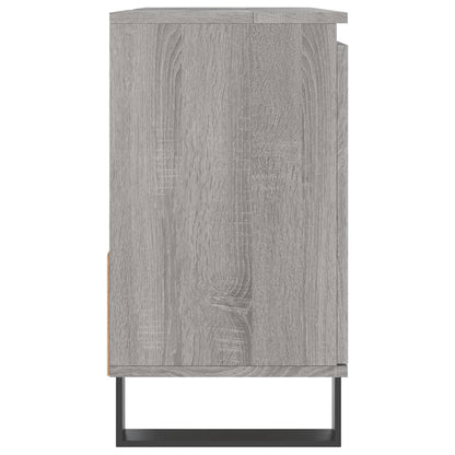 Badschrank Grau Sonoma 65x33x60 cm Holzwerkstoff - Pazzar.ch