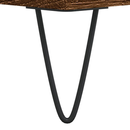 Badschrank Braun Eichen-Optik 80x33x60 cm Holzwerkstoff - Pazzar.ch