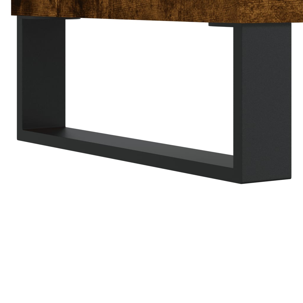 Badschrank Räuchereiche 80x33x60 cm Holzwerkstoff - Pazzar.ch