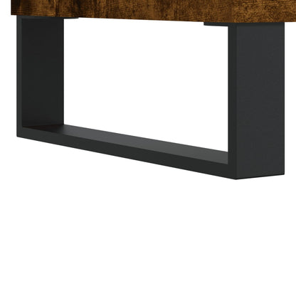 Badschrank Räuchereiche 80x33x60 cm Holzwerkstoff - Pazzar.ch