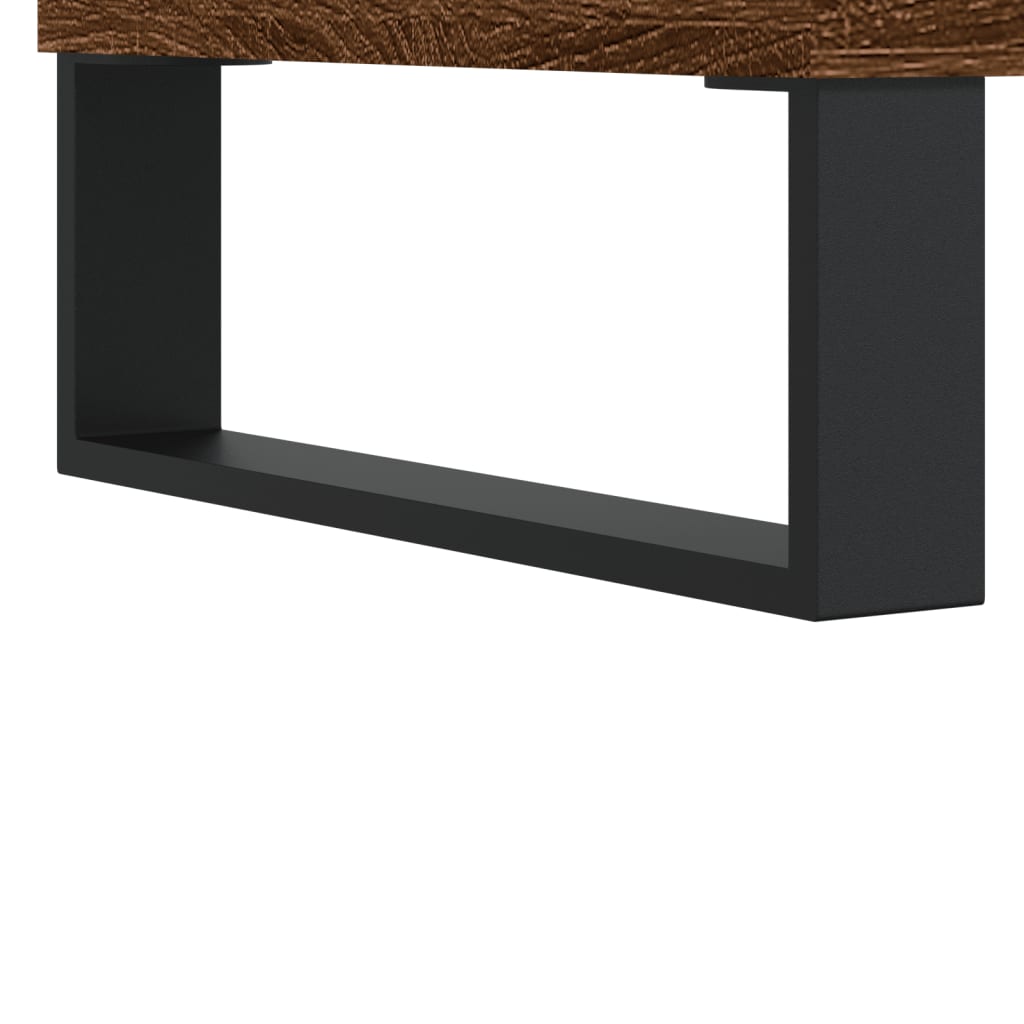 Badschrank Braun Eichen-Optik 80x33x60 cm Holzwerkstoff - Pazzar.ch