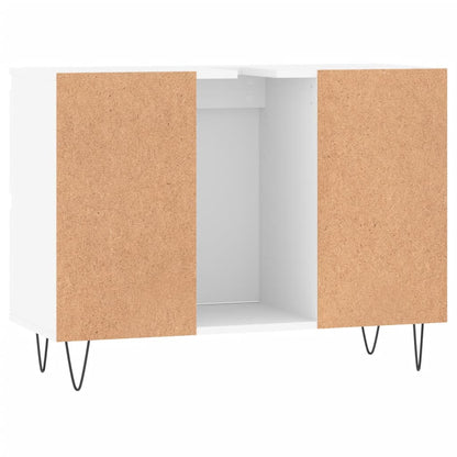 Badschrank Weiß 80x33x60 cm Holzwerkstoff - Pazzar.ch