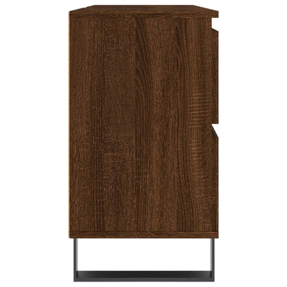 Badschrank Braun Eichen-Optik 80x33x60 cm Holzwerkstoff - Pazzar.ch