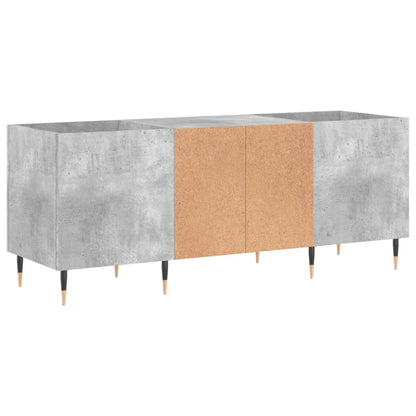 Plattenschrank Betongrau 121x38x48 cm Holzwerkstoff - Pazzar.ch