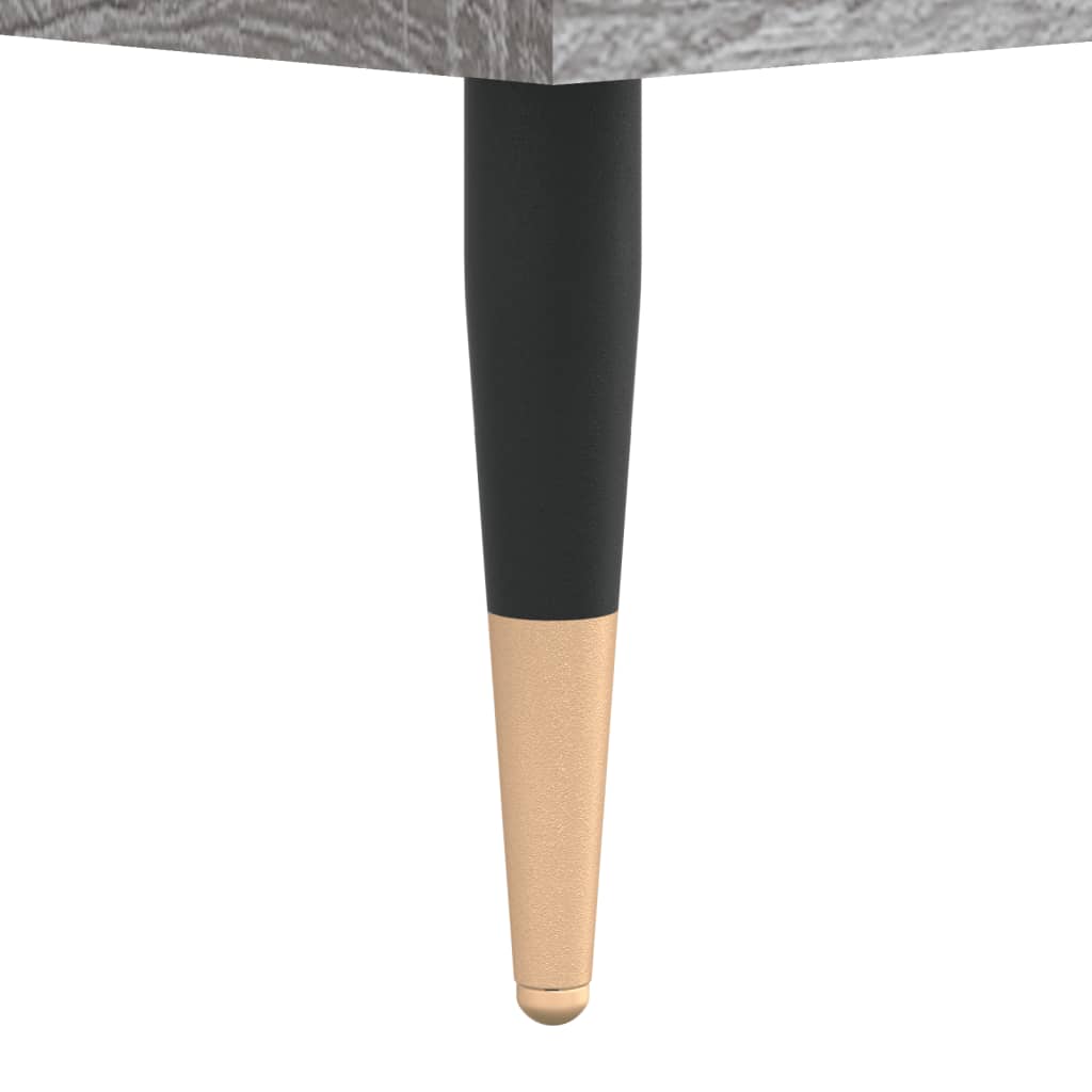 Plattenschrank Grau Sonoma 121x38x48 cm Holzwerkstoff - Pazzar.ch