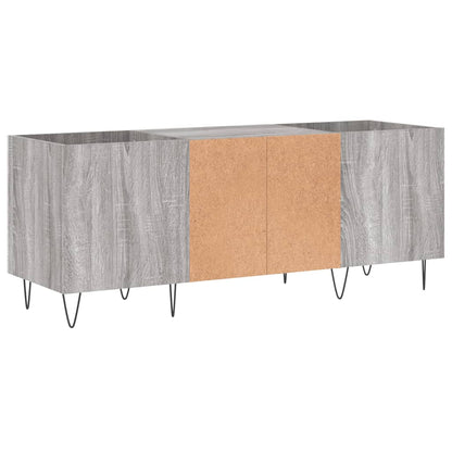 Plattenschrank Grau Sonoma 121x38x48 cm Holzwerkstoff - Pazzar.ch