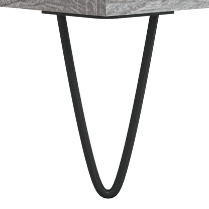 Plattenschrank Grau Sonoma 121x38x48 cm Holzwerkstoff - Pazzar.ch