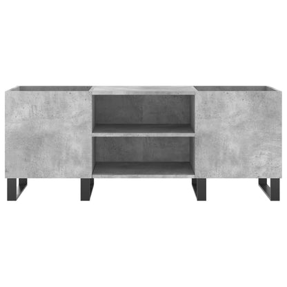 Plattenschrank Betongrau 121x38x48 cm Holzwerkstoff - Pazzar.ch