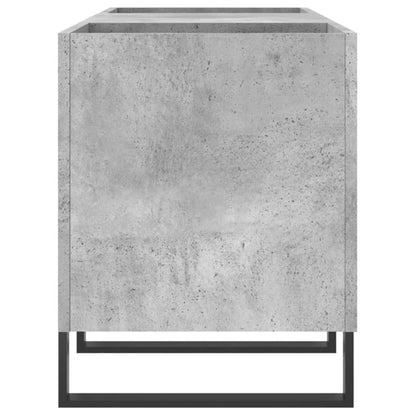 Plattenschrank Betongrau 121x38x48 cm Holzwerkstoff - Pazzar.ch