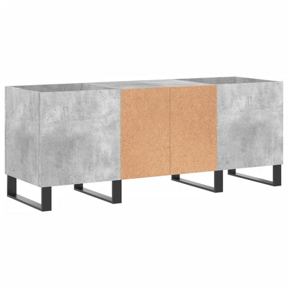 Plattenschrank Betongrau 121x38x48 cm Holzwerkstoff - Pazzar.ch