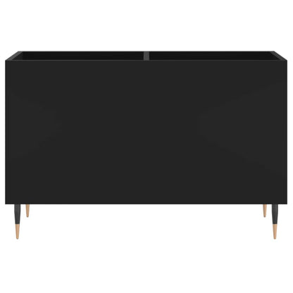 Plattenschrank Schwarz 74,5x38x48 cm Holzwerkstoff - Pazzar.ch
