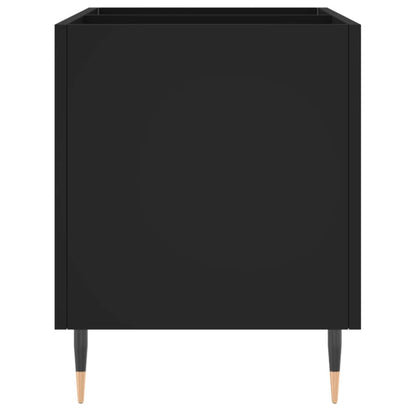 Plattenschrank Schwarz 74,5x38x48 cm Holzwerkstoff - Pazzar.ch