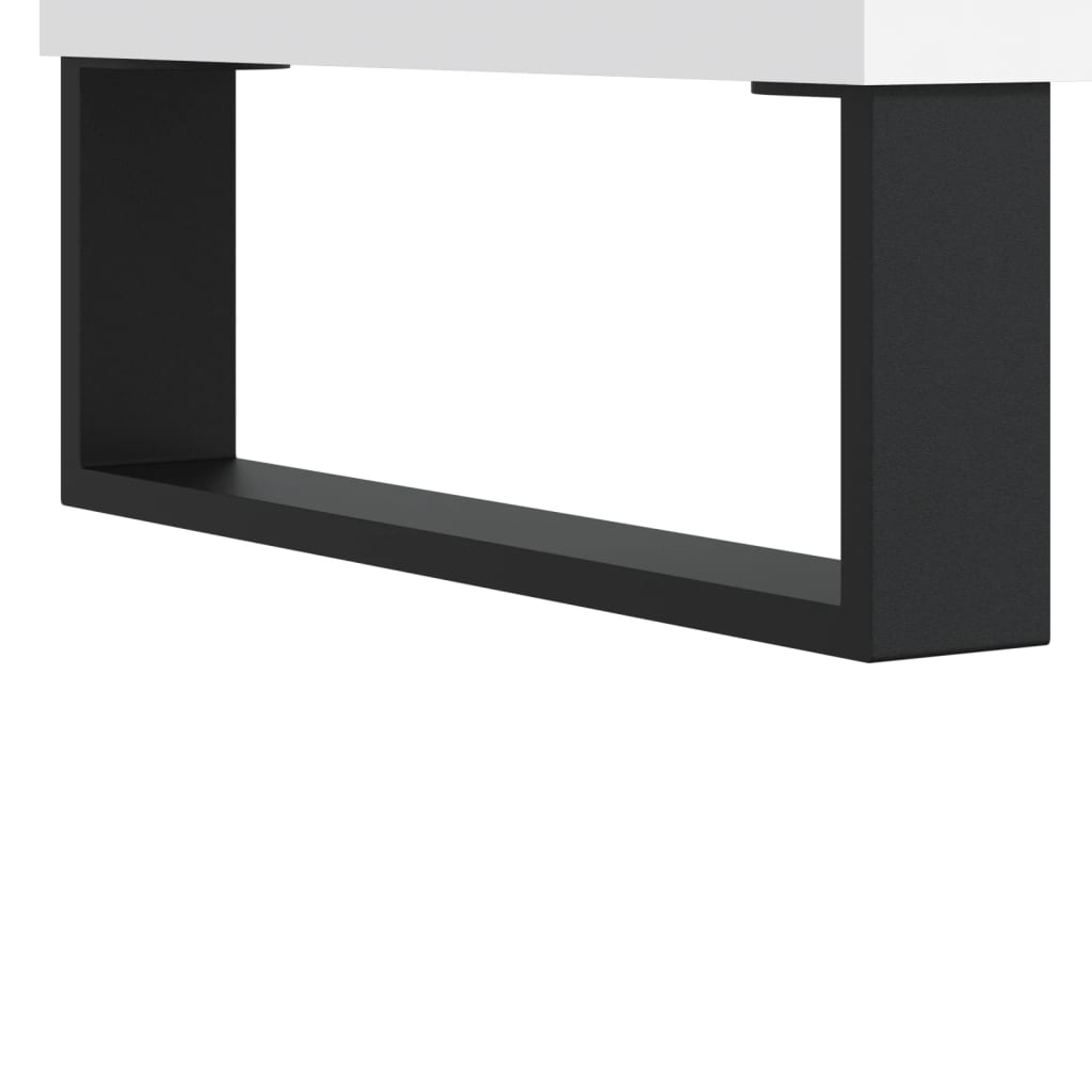 Plattenschrank Weiß 74,5x38x48 cm Holzwerkstoff - Pazzar.ch