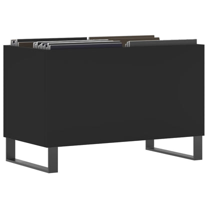 Plattenschrank Schwarz 74,5x38x48 cm Holzwerkstoff - Pazzar.ch