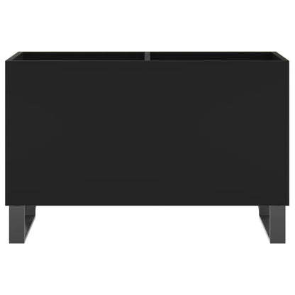 Plattenschrank Schwarz 74,5x38x48 cm Holzwerkstoff - Pazzar.ch