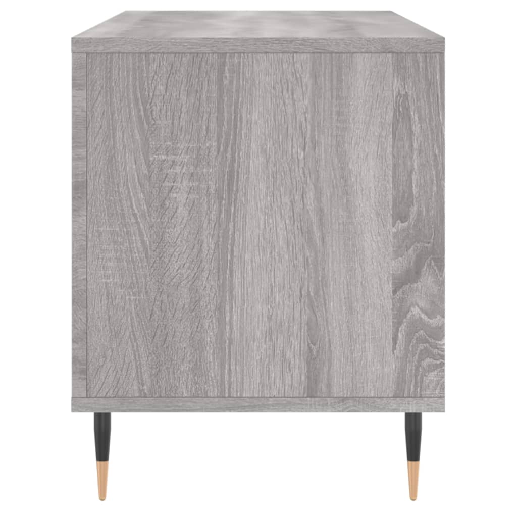 Plattenschrank Grau Sonoma 100x38x48 cm Holzwerkstoff - Pazzar.ch