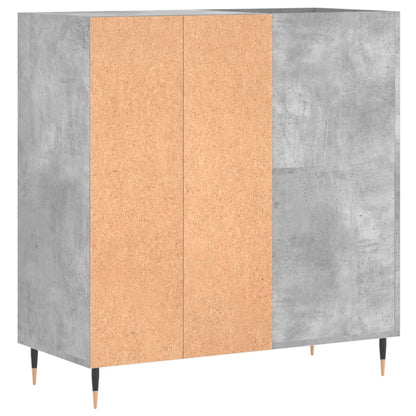 Plattenschrank Betongrau 84,5x38x89 cm Holzwerkstoff - Pazzar.ch