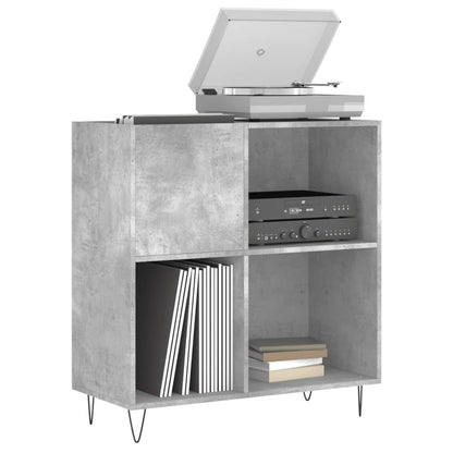 Plattenschrank Betongrau 84,5x38x89 cm Holzwerkstoff - Pazzar.ch