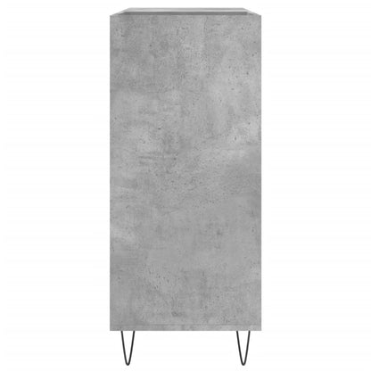 Plattenschrank Betongrau 84,5x38x89 cm Holzwerkstoff - Pazzar.ch