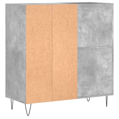 Plattenschrank Betongrau 84,5x38x89 cm Holzwerkstoff - Pazzar.ch