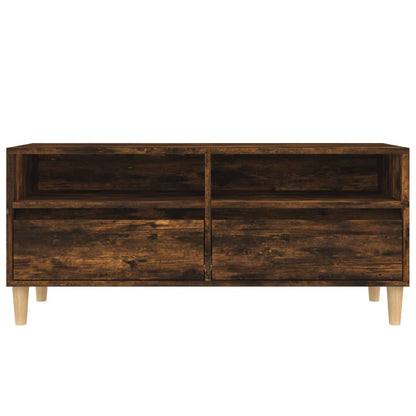TV-Schrank Räuchereiche 100x34,5x44,5 cm Holzwerkstoff - Pazzar.ch