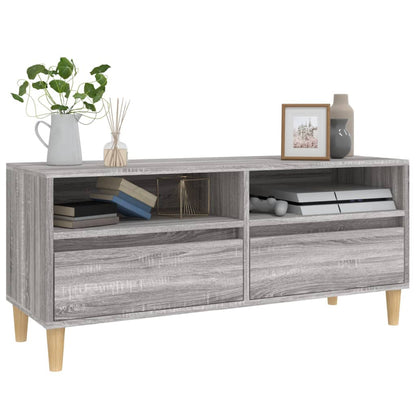 TV-Schrank Grau Sonoma 100x34,5x44,5 cm Holzwerkstoff - Pazzar.ch