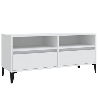 TV-Schrank Weiß 100x34,5x44,5 cm Holzwerkstoff - Pazzar.ch