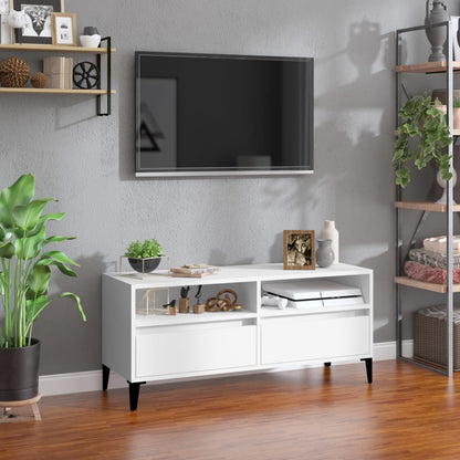 TV-Schrank Weiß 100x34,5x44,5 cm Holzwerkstoff - Pazzar.ch