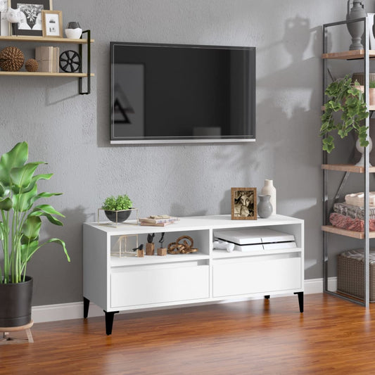 TV-Schrank Weiß 100x34,5x44,5 cm Holzwerkstoff - Pazzar.ch