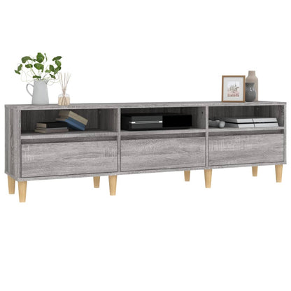 TV-Schrank Grau Sonoma 150x30x44,5 cm Holzwerkstoff - Pazzar.ch