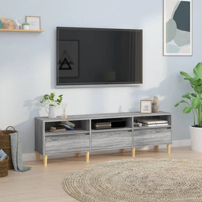 TV-Schrank Grau Sonoma 150x30x44,5 cm Holzwerkstoff - Pazzar.ch