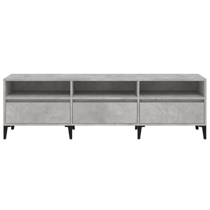 TV-Schrank Betongrau 150x30x44,5 cm Holzwerkstoff - Pazzar.ch