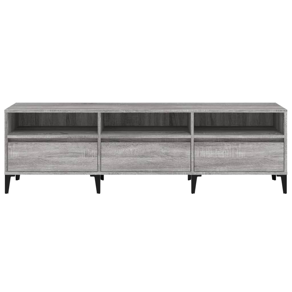 TV-Schrank Grau Sonoma 150x30x44,5 cm Holzwerkstoff - Pazzar.ch